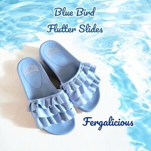 Fergalicious Blue Flutter Slide
